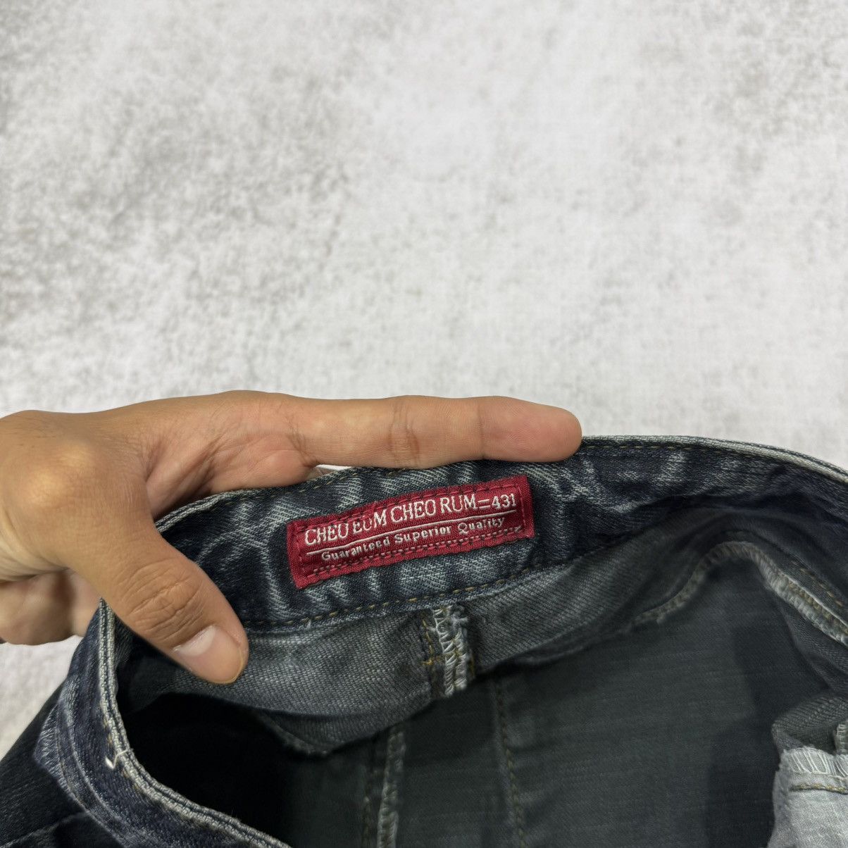 Japanese Brand vintage cheorum flared jeans distressed Size US 32 / EU 48 - 8 Thumbnail