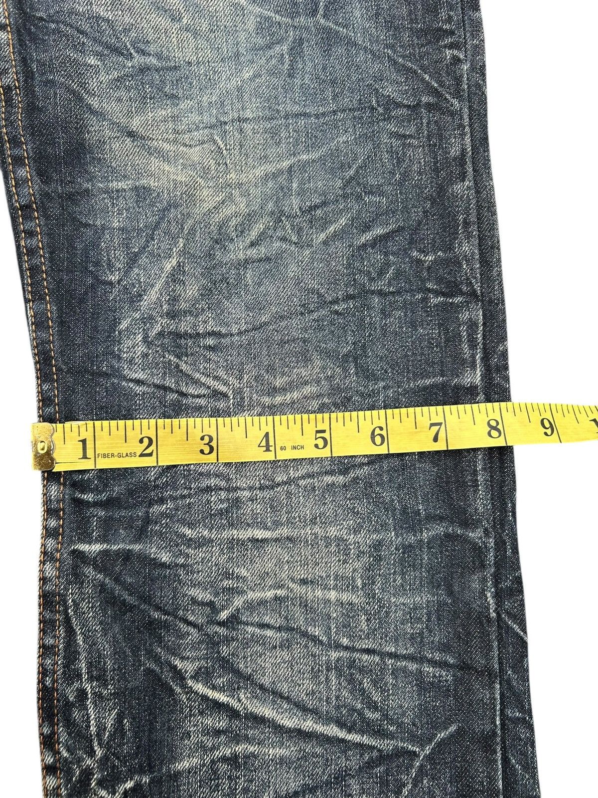 Kapital Nylaus Double Waist Japanese Punk Bondage Style Denim Jeans Size US 30 / EU 46 - 17 Thumbnail