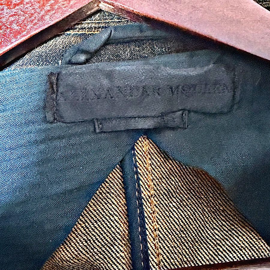 Alexander McQueen Authentic Alexander McQueen 05 FW Mudded Denim Rope Blazer Size 38R - 3 Thumbnail