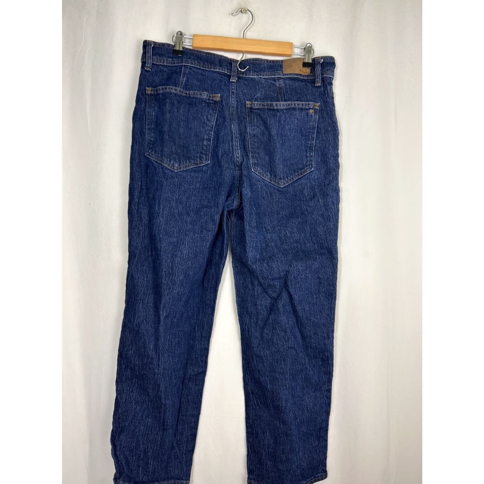 Madewell Madewell Jeans Women's Slim 5-Pocket Denim Dark Blue Fade Stretch 36x28 Adult Regular 32 Color Blue Size 24" / US 00 / IT 34 - 7 Thumbnail