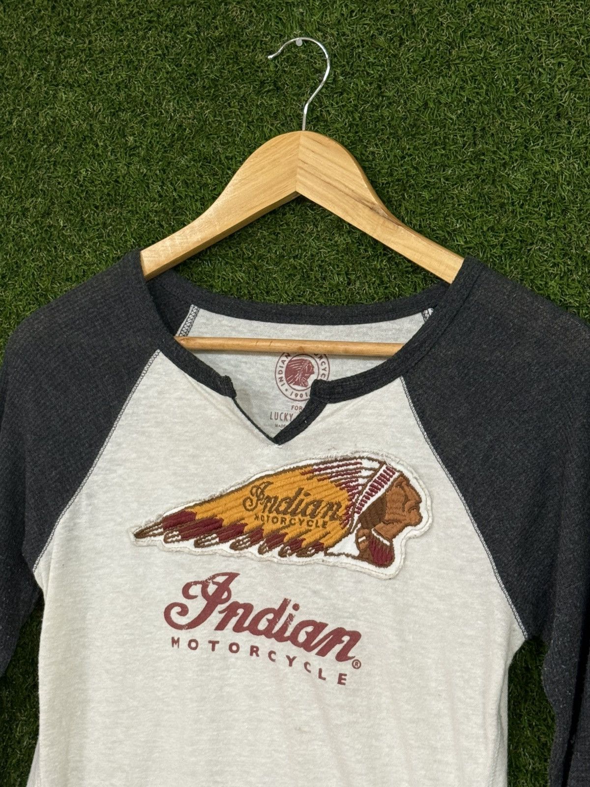 Lucky Brand Lucky Brand x Indian Motorcycle Patch Logo T Shirt Small Size US S / EU 44-46 / 1 - 3 Thumbnail