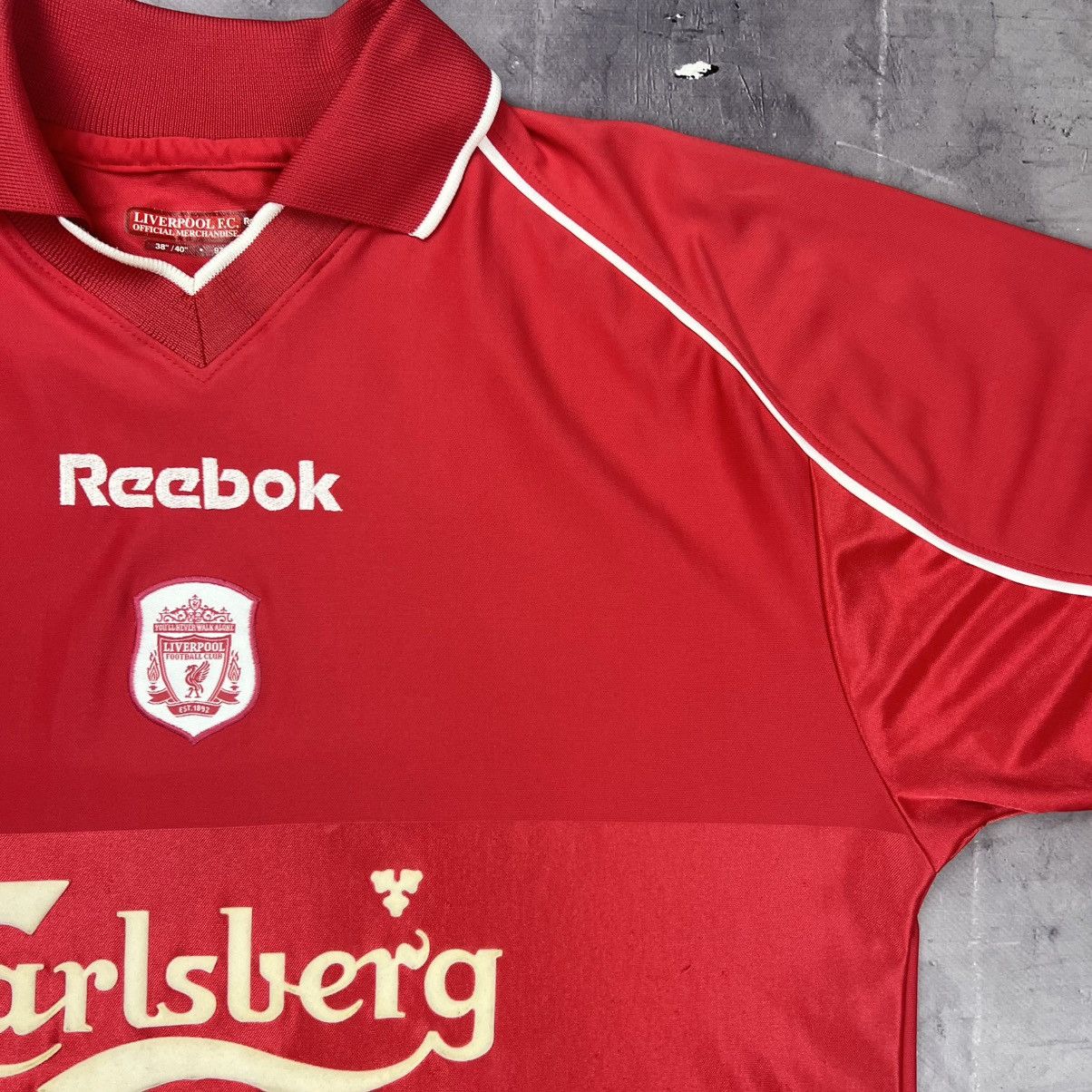 Reebok Rare! Liverpool Reebok 00s Vintage Jersey Shirt Size US M / EU 48-50 / 2 - 7 Thumbnail
