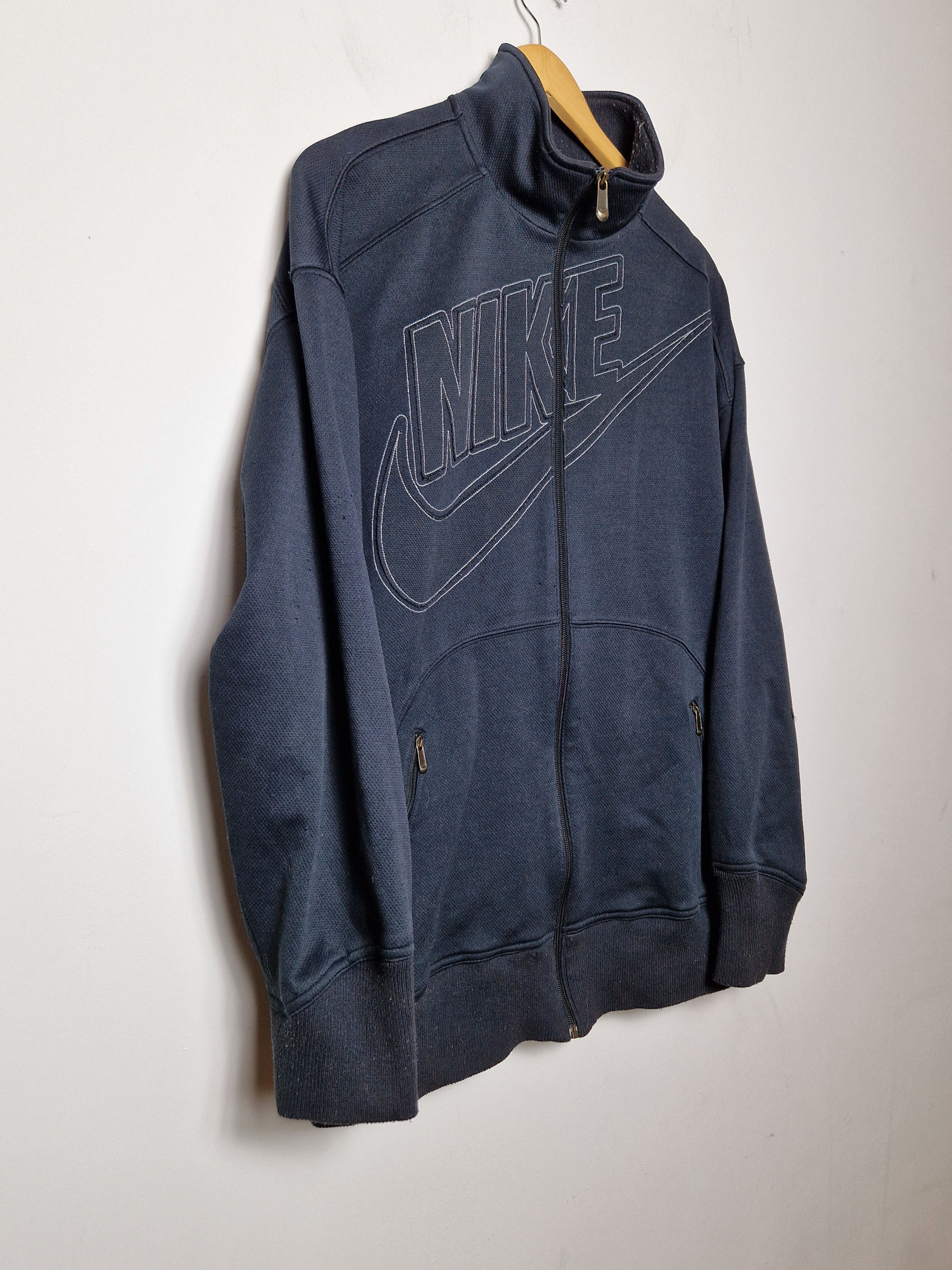 Nike Nike big logo vintage zip sweatshirt Size US L / EU 52-54 / 3 - 3 Thumbnail
