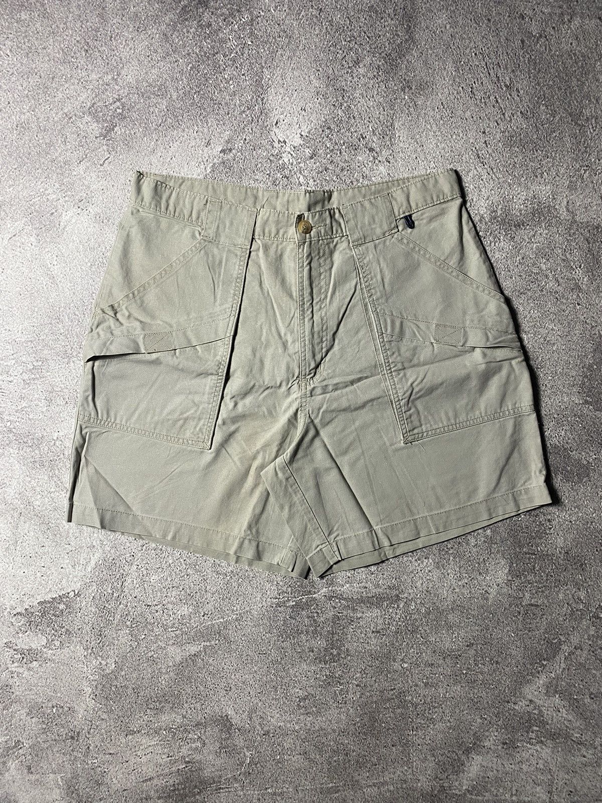 Jansport Vintage Safari Shorts Garment Dyed 90s Size US 31 - 1 Thumbnail
