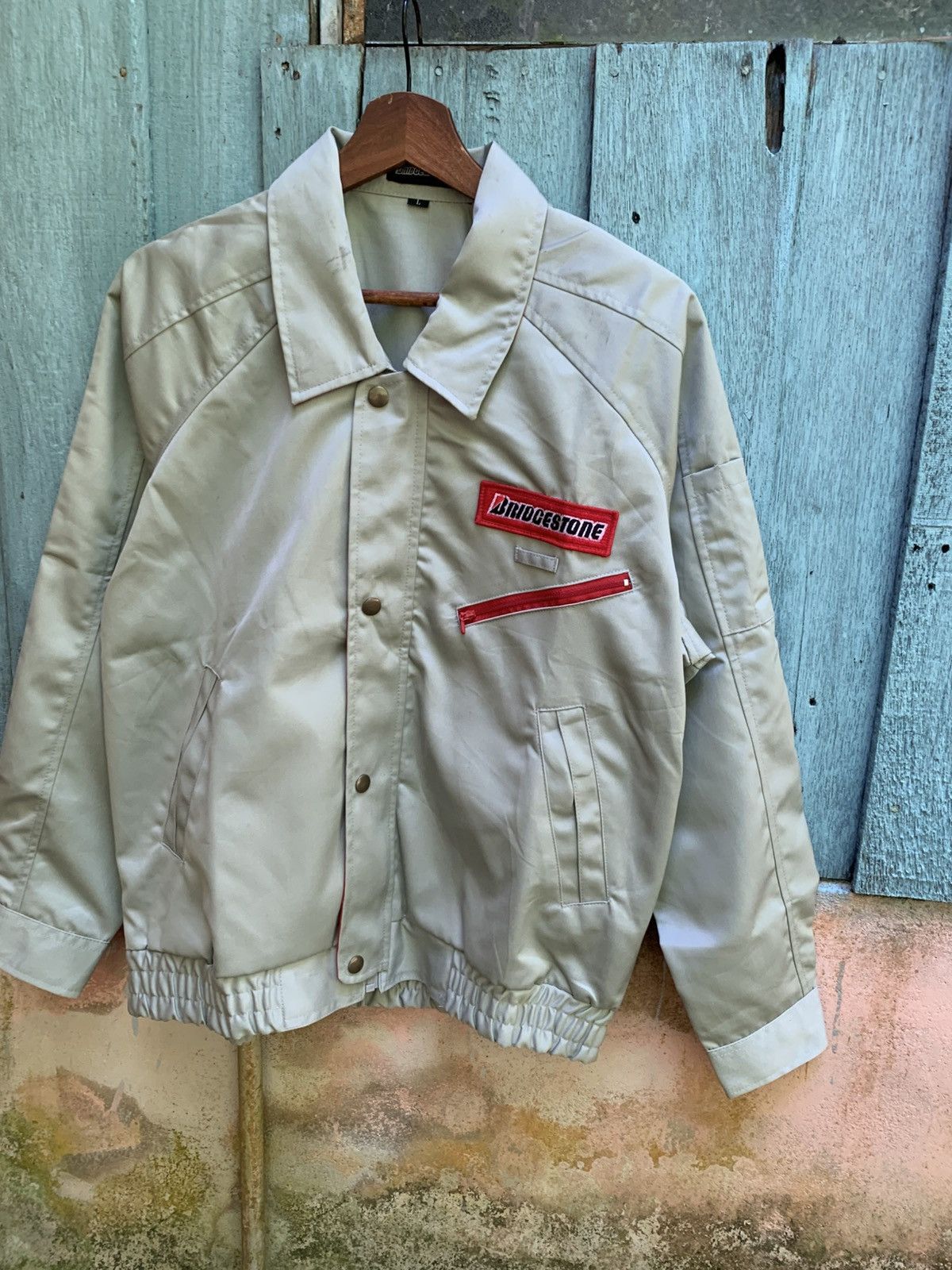 Vintage VINTAGE BRIDGESTONE JACKET Size US L / EU 52-54 / 3 - 2 Thumbnail