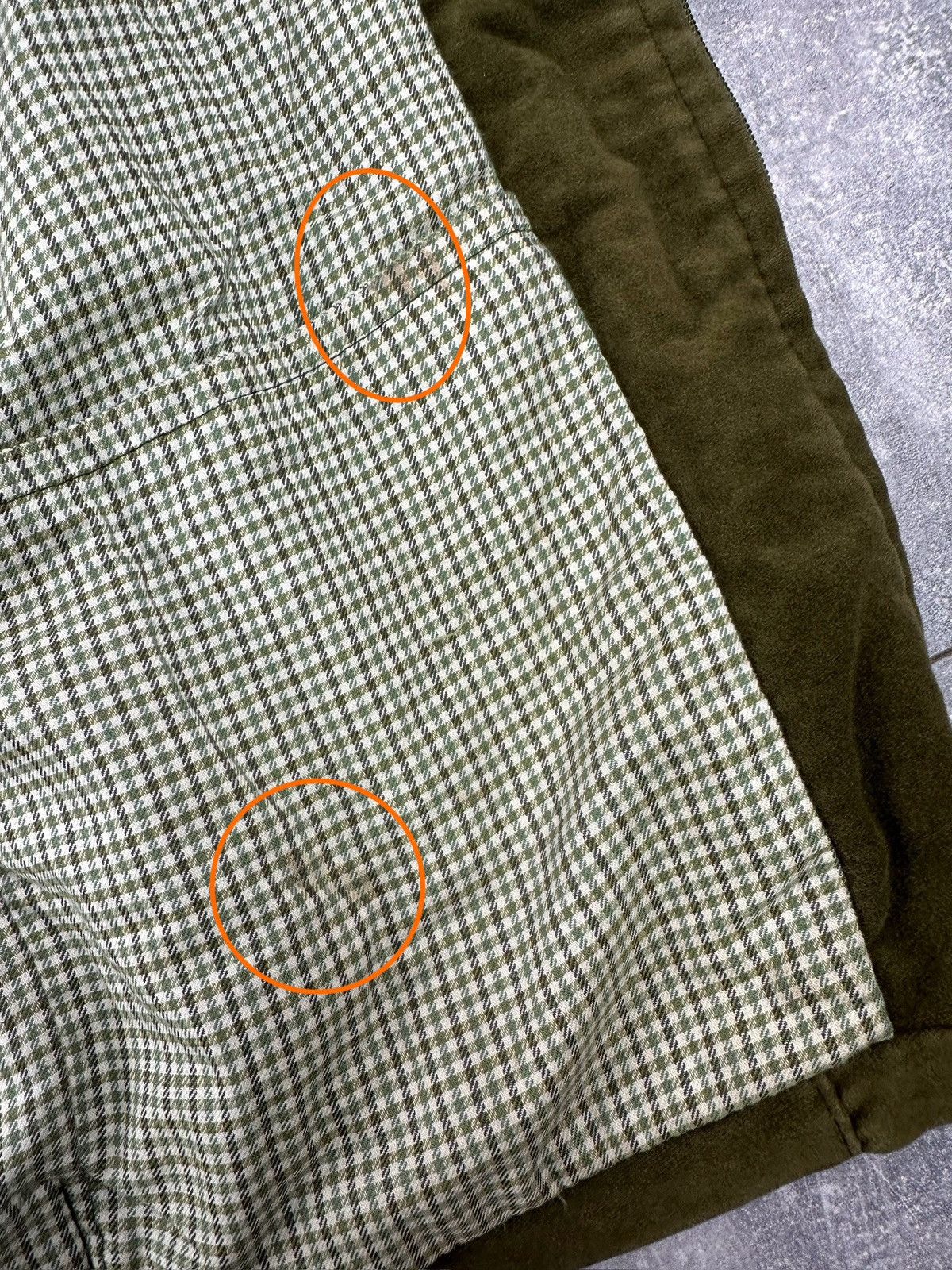 Barbour Barbour Vintage Olive/Green With Suede Shoulder Panels Size US S / EU 44-46 / 1 - 19 Thumbnail