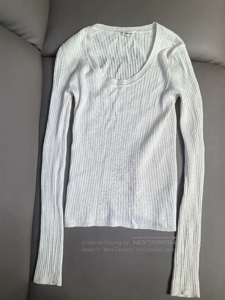 The Row The row Silk wool round neck bottoming shirt Size XS / US 0-2 / IT 36-38 - 2 Thumbnail