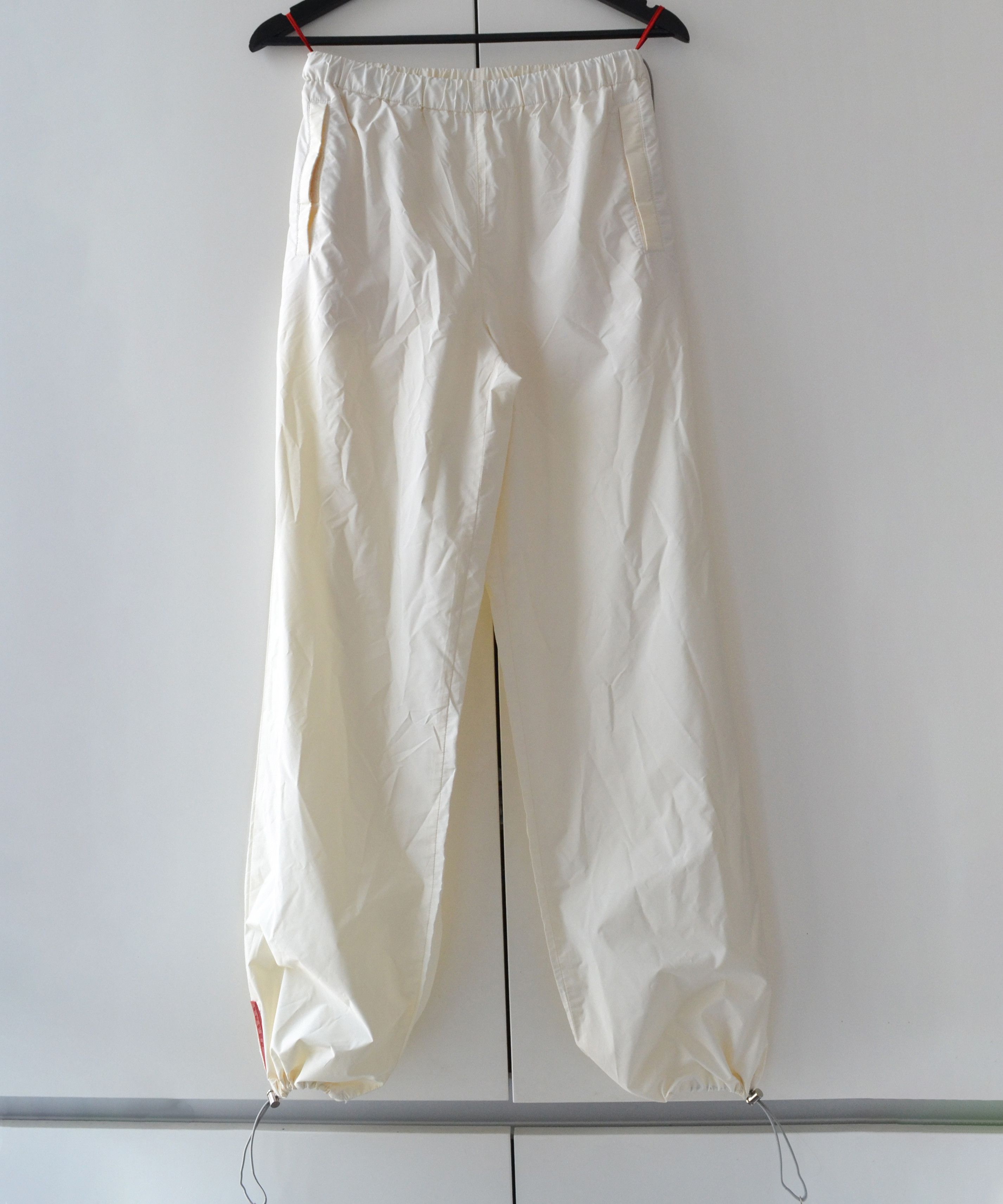 Prada 🔴 PRADA Pants Nylon Trousers Parachute Drawstring Red Tab Size US 30 / EU 46 - 1 Thumbnail