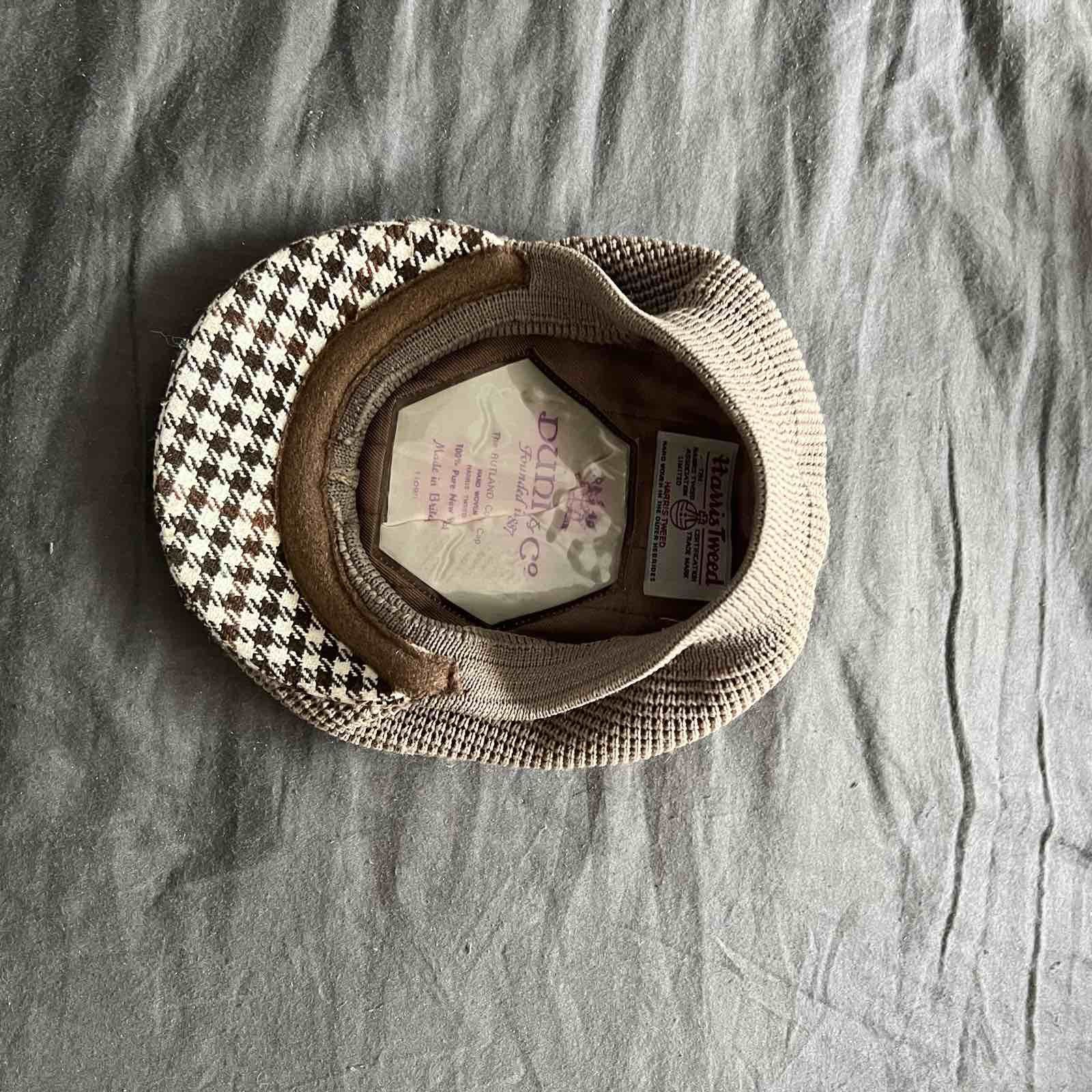 Harris Tweed Harris Tweed Vintage Flat Cap Hat Size ONE SIZE - 6 Thumbnail