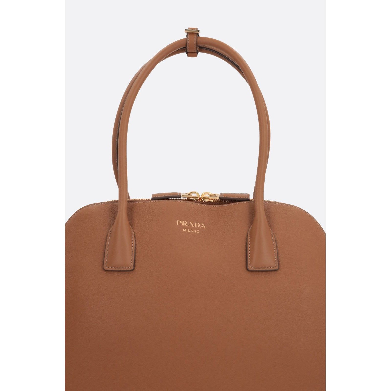 Prada PRADA Caramel Medium Top Handle Bag New & Authentic Size ONE SIZE - 4 Thumbnail