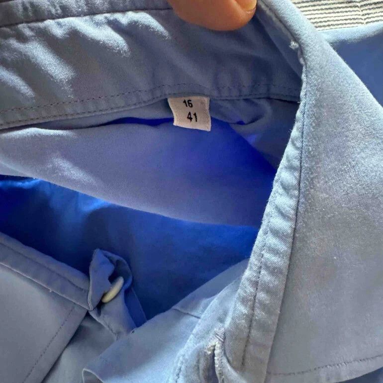 Hermes Hermes Blue shirt Size US L / EU 52-54 / 3 - 4 Thumbnail
