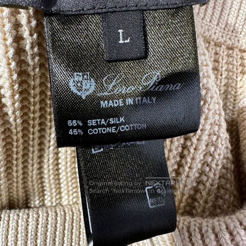 Loro Piana Loro Piana size L Silk and cotton knitted long skirt Size 25" / US 0 / IT 36 - 4 Thumbnail