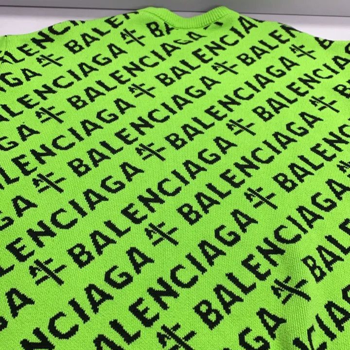 Balenciaga Balenciaga SS21 Logo Knit Long Sleeve Sweater 0079-2507 Size US S / EU 44-46 / 1 - 6 Thumbnail