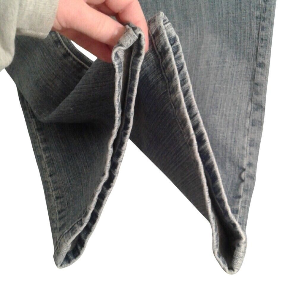 Chicos Chico's Platinum Size 0 small 4 short denim blue jeans Size 30" / US 8 / IT 44 - 4 Thumbnail