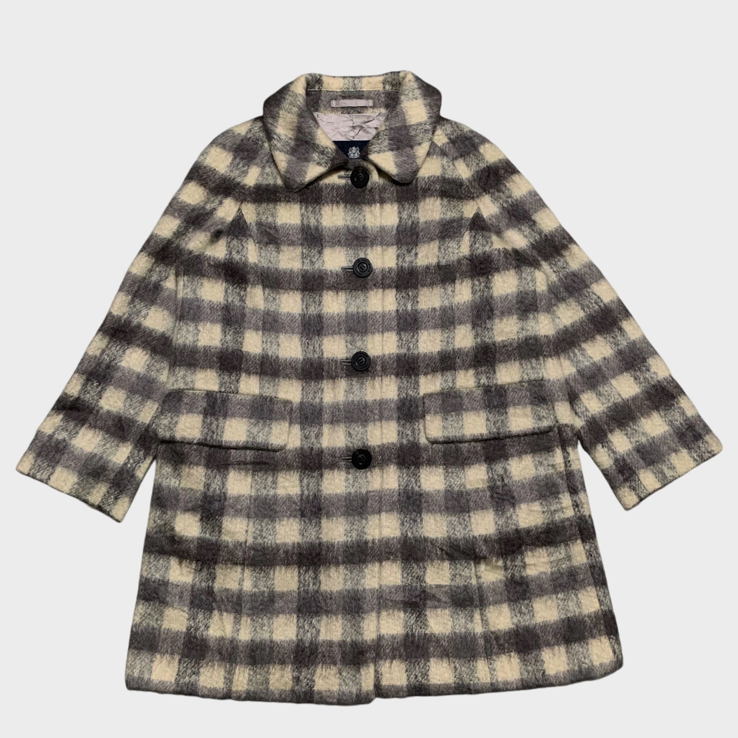Aquascutum Aquascutum Tartan Wool Coat Size M / US 6-8 / IT 42-44 - 1 Thumbnail