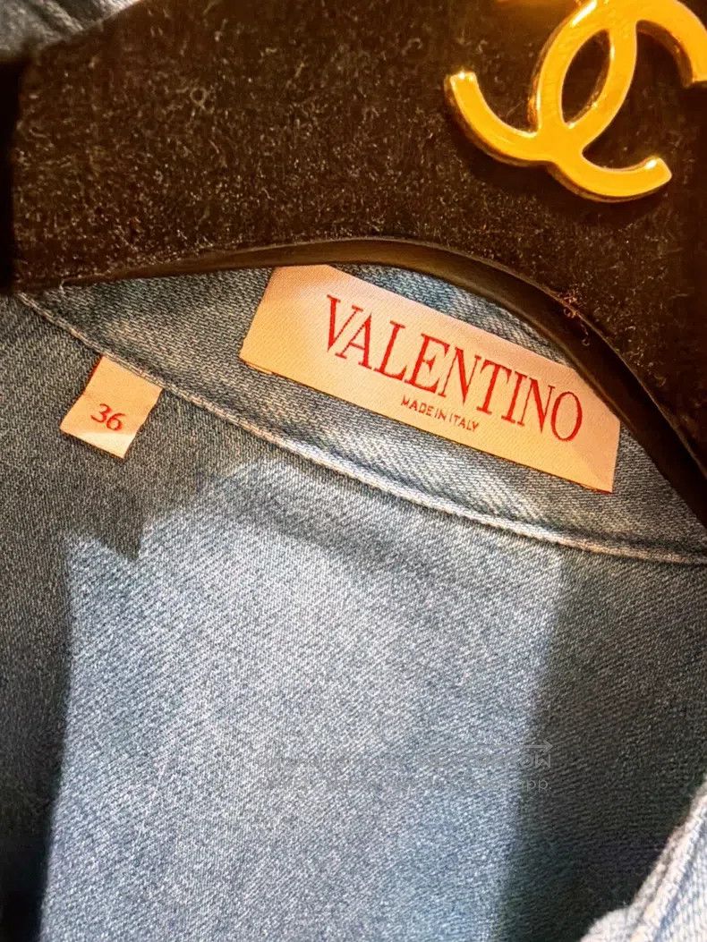 Valentino Valentino Sequin pocket shirt-style denim jacket Size XS / US 0-2 / IT 36-38 - 8 Thumbnail