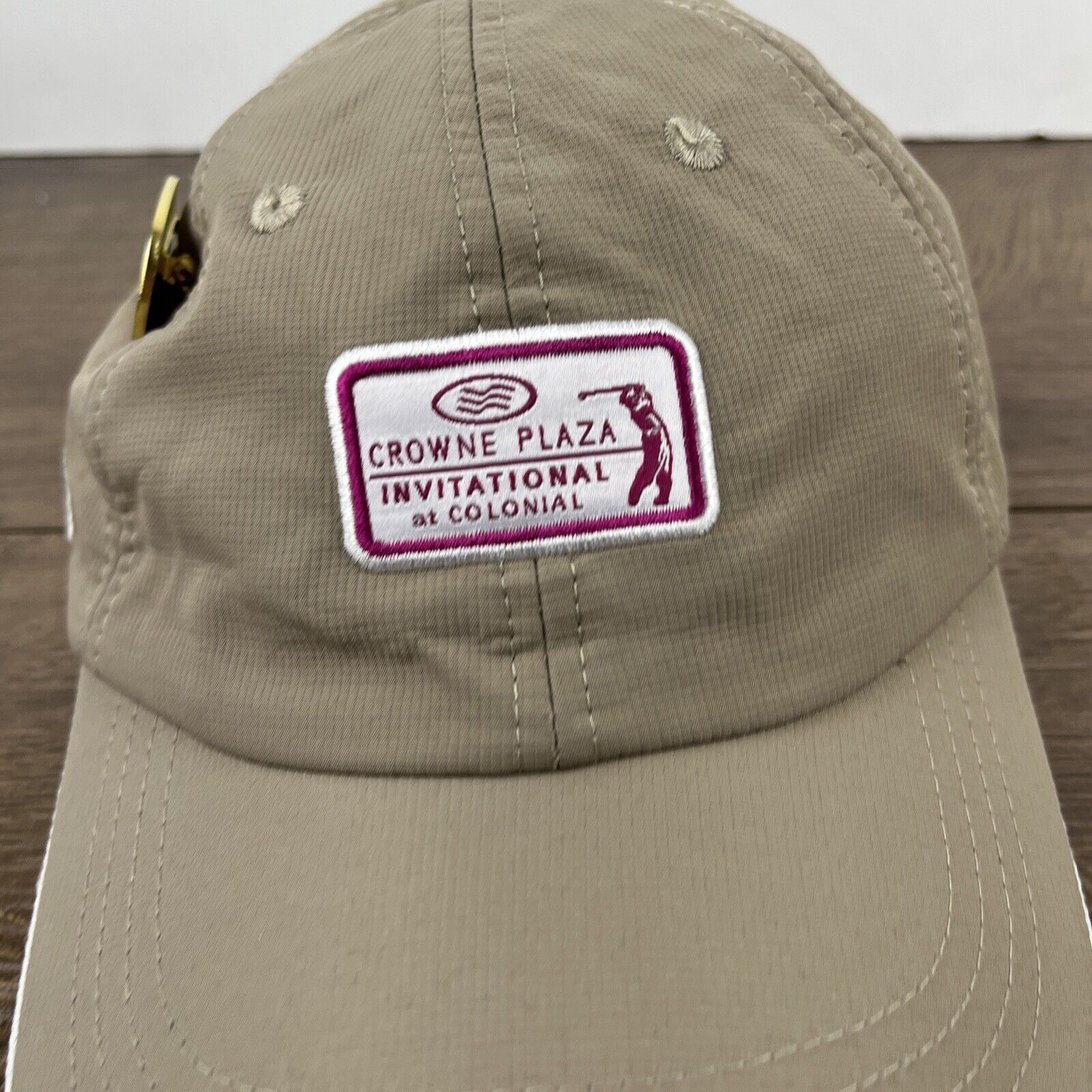 Other Crowne Plaza Invitational Colonial Hat Tan Brown Hat Adjusta Size ONE SIZE - 7 Thumbnail