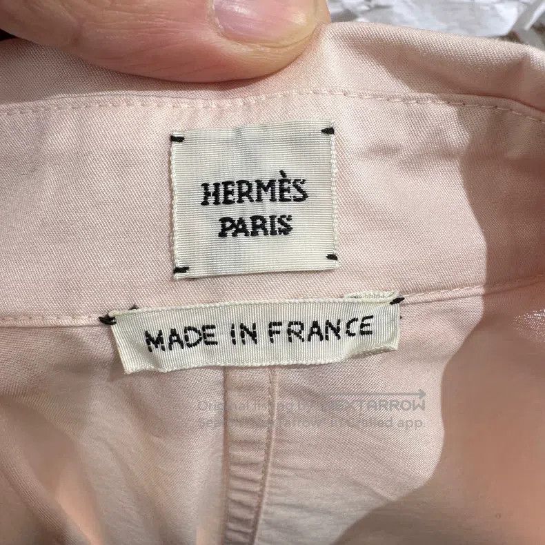 Hermes Hermes Pink drawstring shirt Size XS / US 0-2 / IT 36-38 - 4 Thumbnail