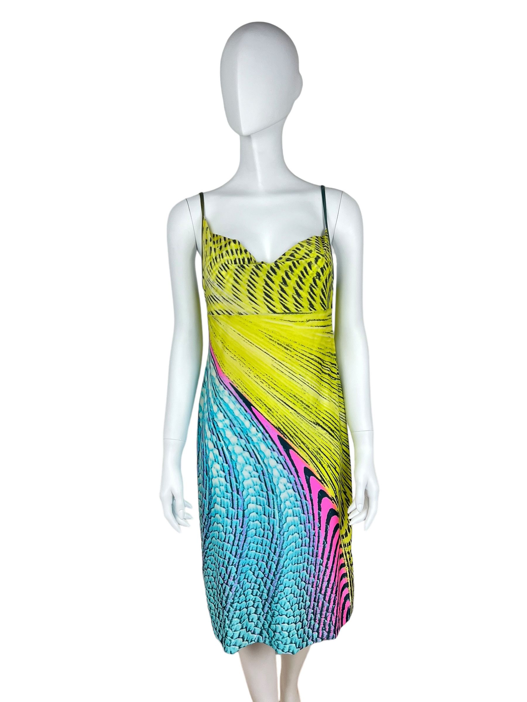 Roberto Cavalli Roberto Cavalli 2001 psychedelic print dress Size M / US 6-8 / IT 42-44 - 3 Thumbnail