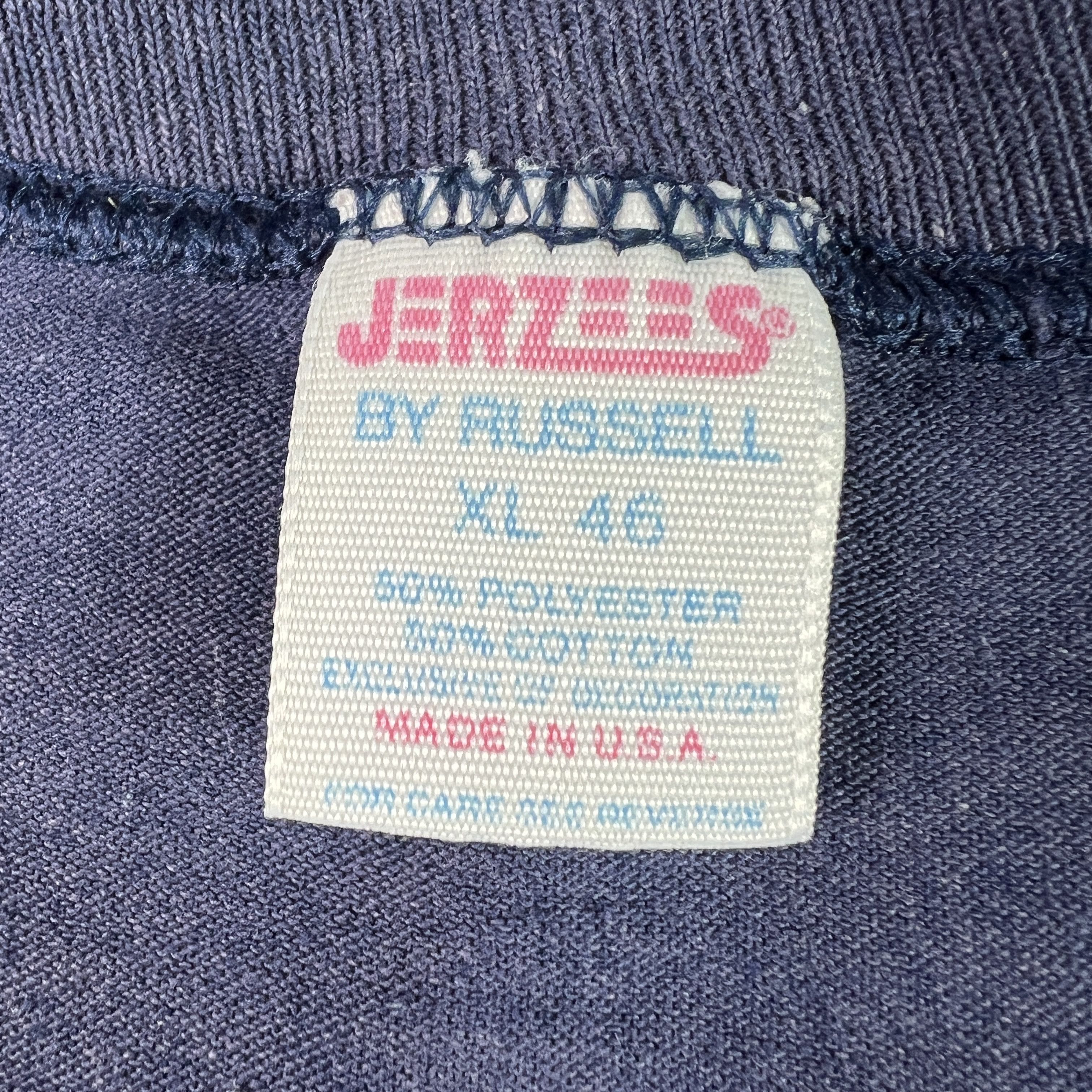Jerzees VTG 80s Penn State Nittany Lion Shirt Blue Faded Tee Size US M / EU 48-50 / 2 - 8 Thumbnail