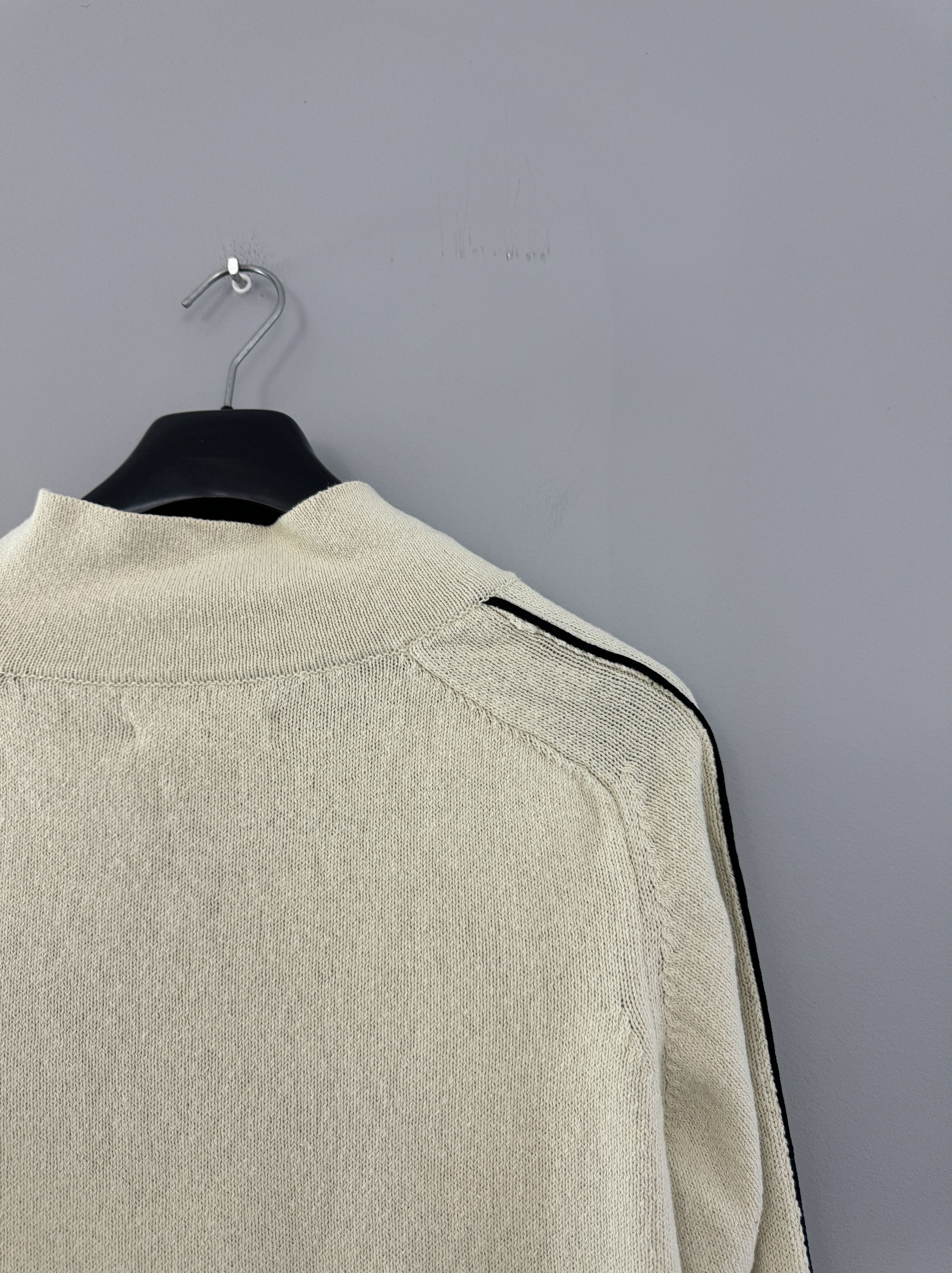Stone Island 90s Stone Island Knit Pullover Cream Sweater 1/3 Zip Size M Size US M / EU 48-50 / 2 - 9 Thumbnail