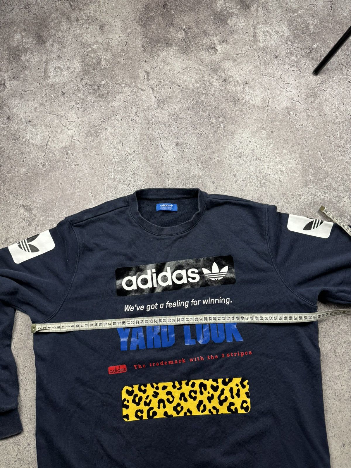 Adidas Vintage Adidas Y2K Leopard Printed Yard Look Japanesse sweat Size US XL / EU 56 / 4 - 7 Thumbnail