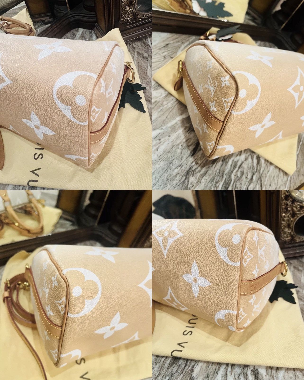 Louis Vuitton Louis Vuitton Speedy 25 Bandouliere Summer Giant Size ONE SIZE - 14 Thumbnail