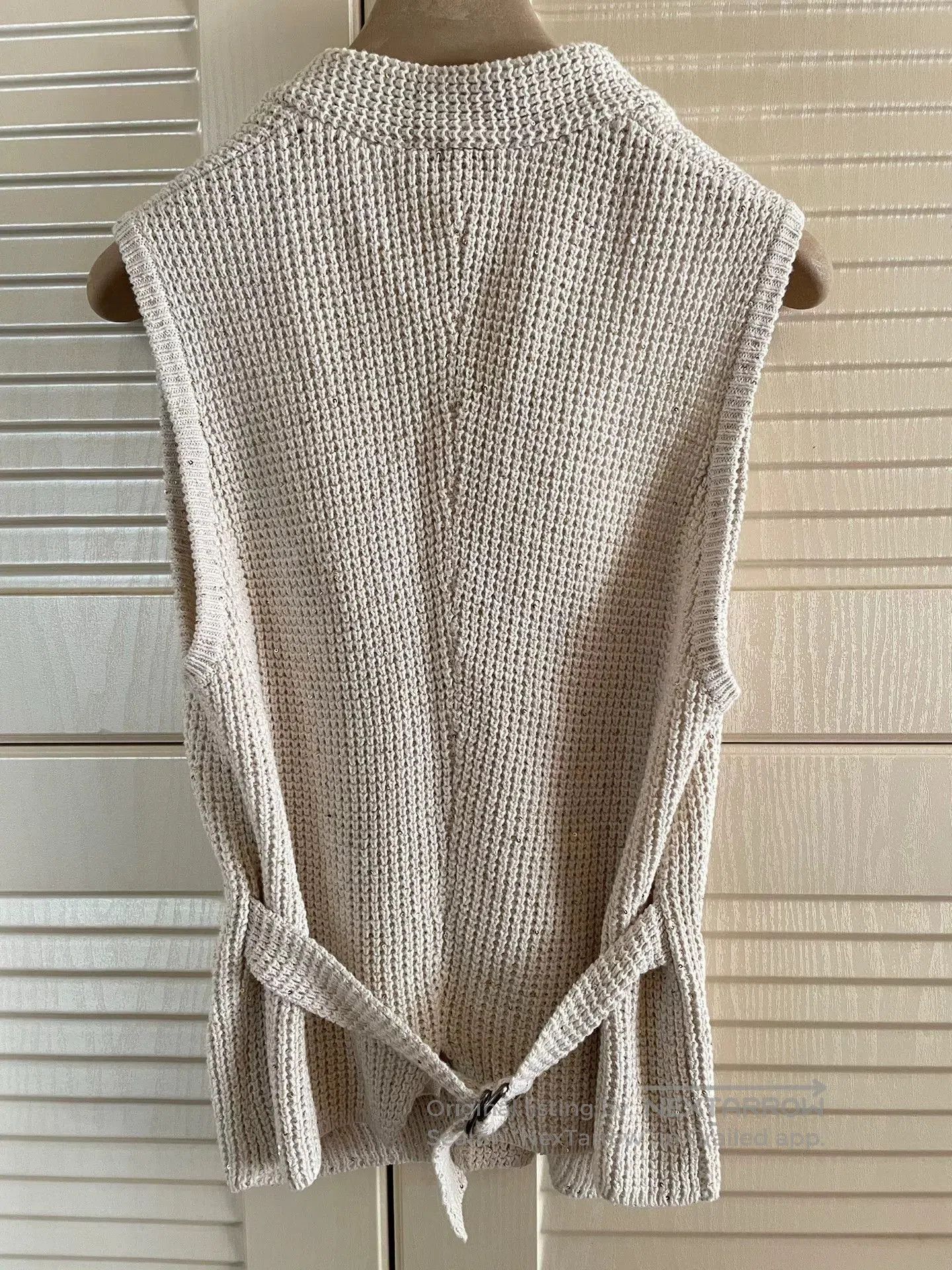 Brunello Cucinelli Brunello Cucinelli Beaded Waistcoat Vest. Size US XXS / EU 40 - 2 Thumbnail