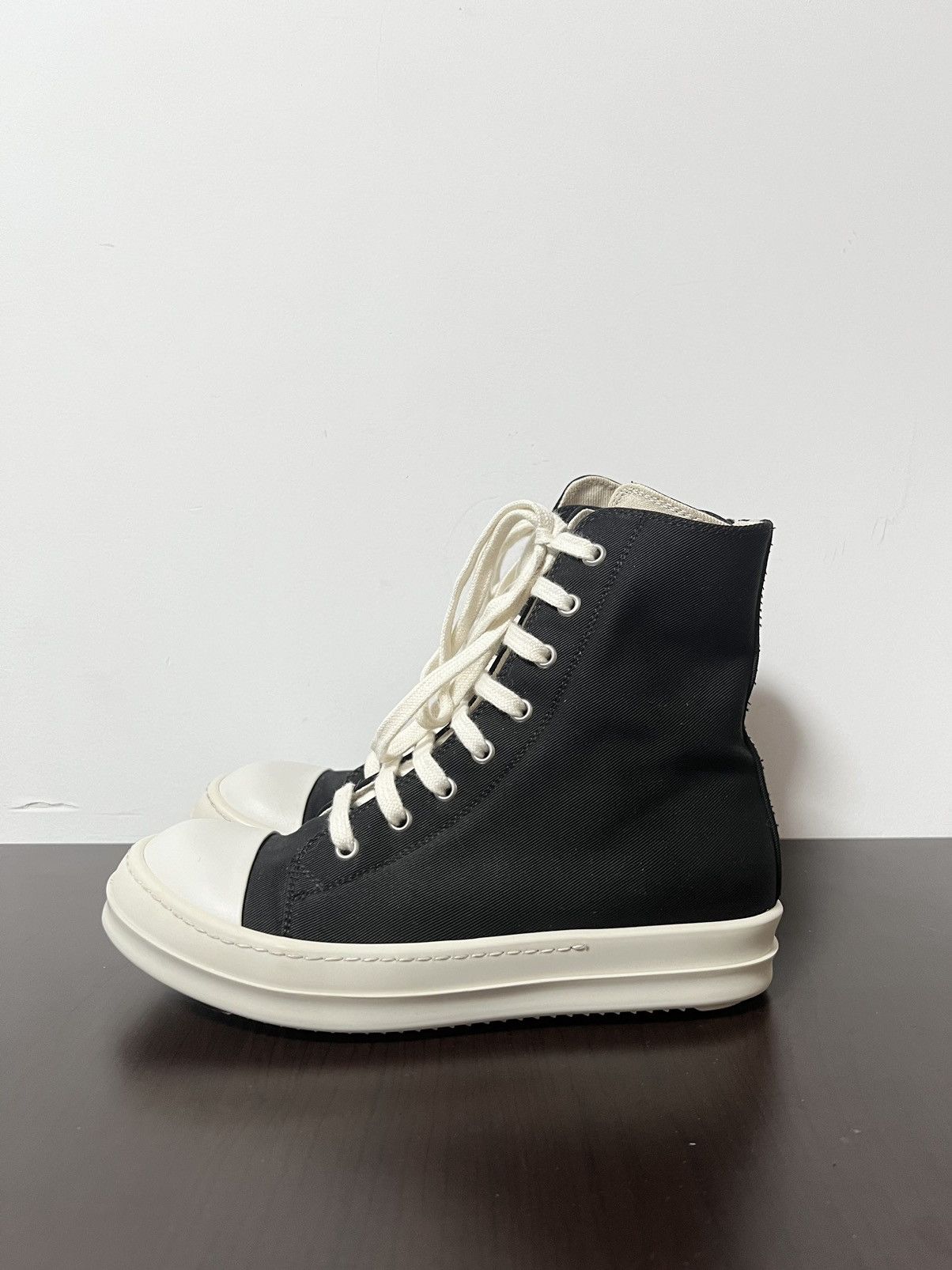 Rick Owens Drkshdw Rick owens ramones high top sneakers sz 37 Size US 7 / IT 37 - 2 Thumbnail