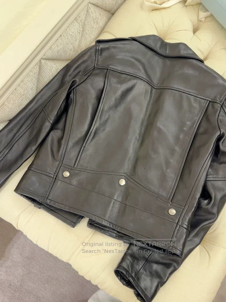 Saint Laurent Paris Saint Laurent Paris Classic Leather Jacket Size XXS / US 00 / IT 34 - 7 Thumbnail