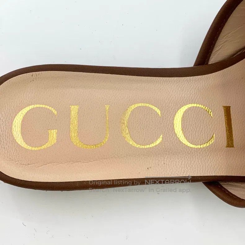Gucci Gucci Dark blue logo jacquard casual slippers Size US 5.5 / IT 35.5 - 7 Thumbnail