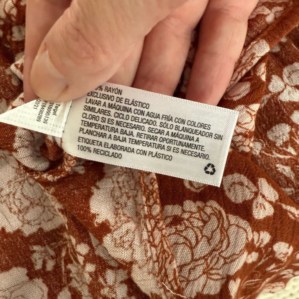 Other NWT Knox Rose Cave Long Sleeve Smocked Peasant Dress Rust Br Size XXL / US 16-18 / IT 52-54 - 10 Thumbnail