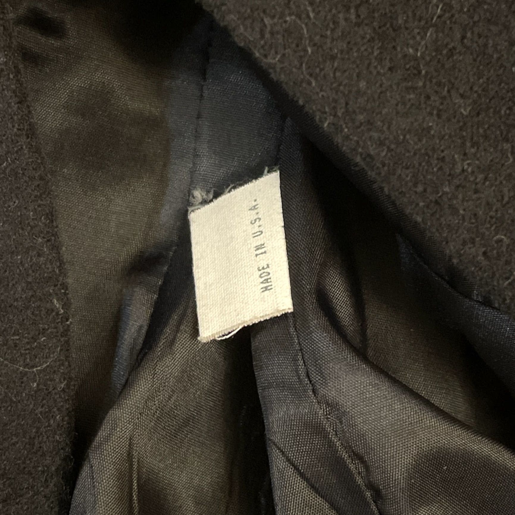 Vintage VINTAGE Jenne Maag Black Wool Collar Button Down Long Sleeve Jacket Pea Coat L Womens Size L / US 10 / IT 46 - 6 Thumbnail