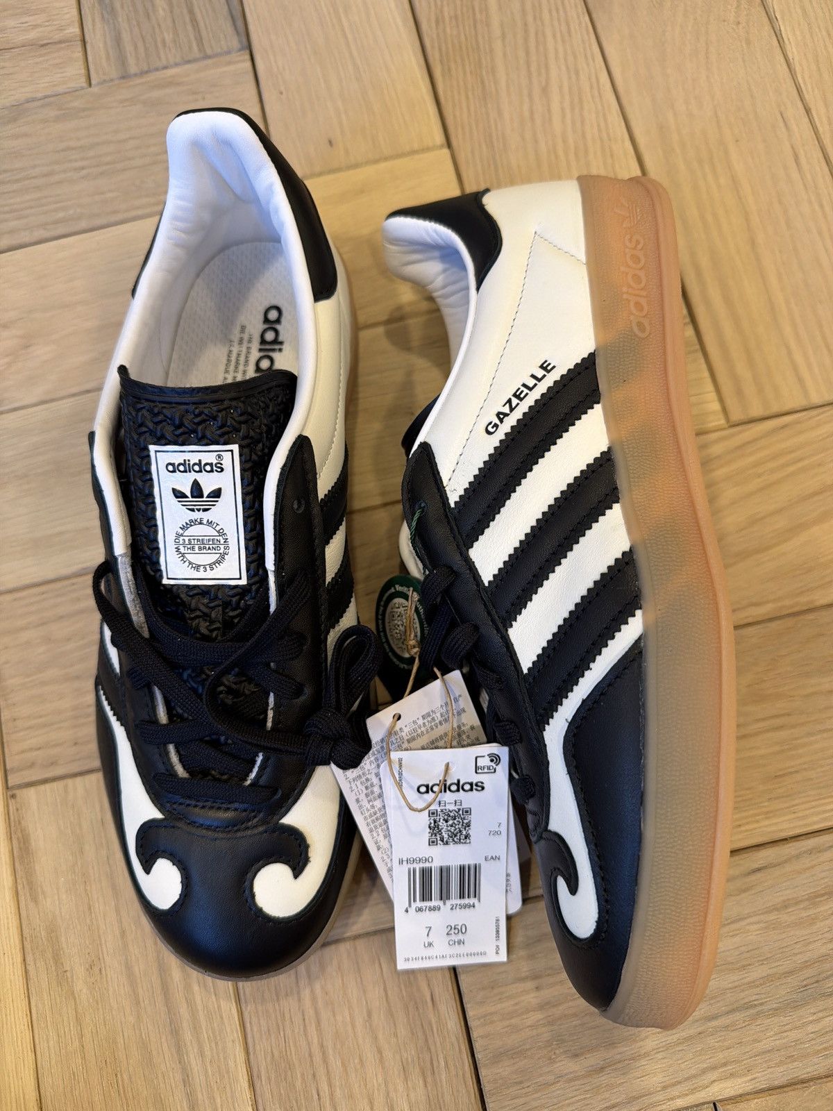 ADIDAS GAZELLE INDOOR GATSIN PACK WHITE