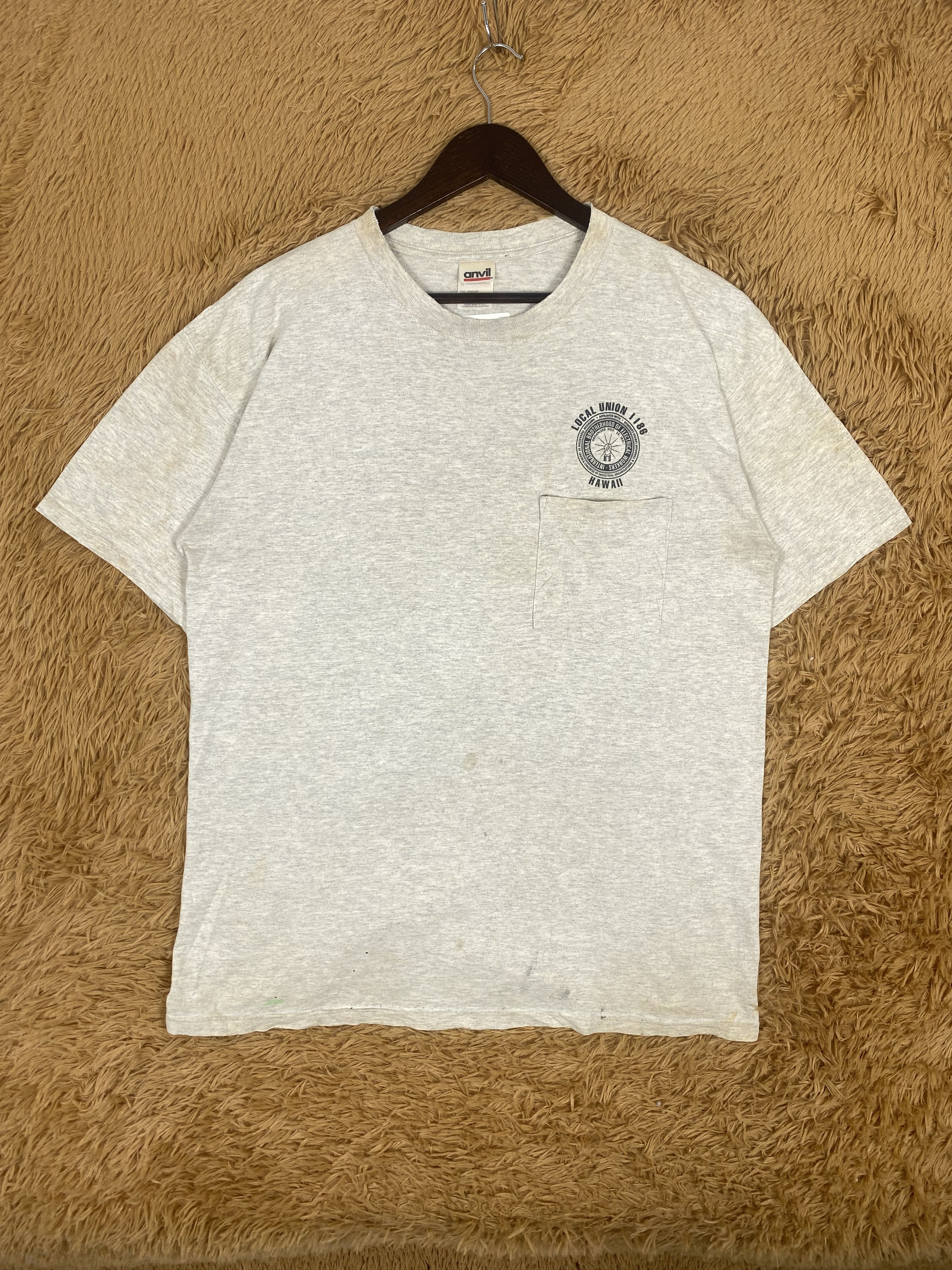 Anvil Vintage Anvil Local Union T-Shirts Size US L / EU 52-54 / 3 - 2 Thumbnail