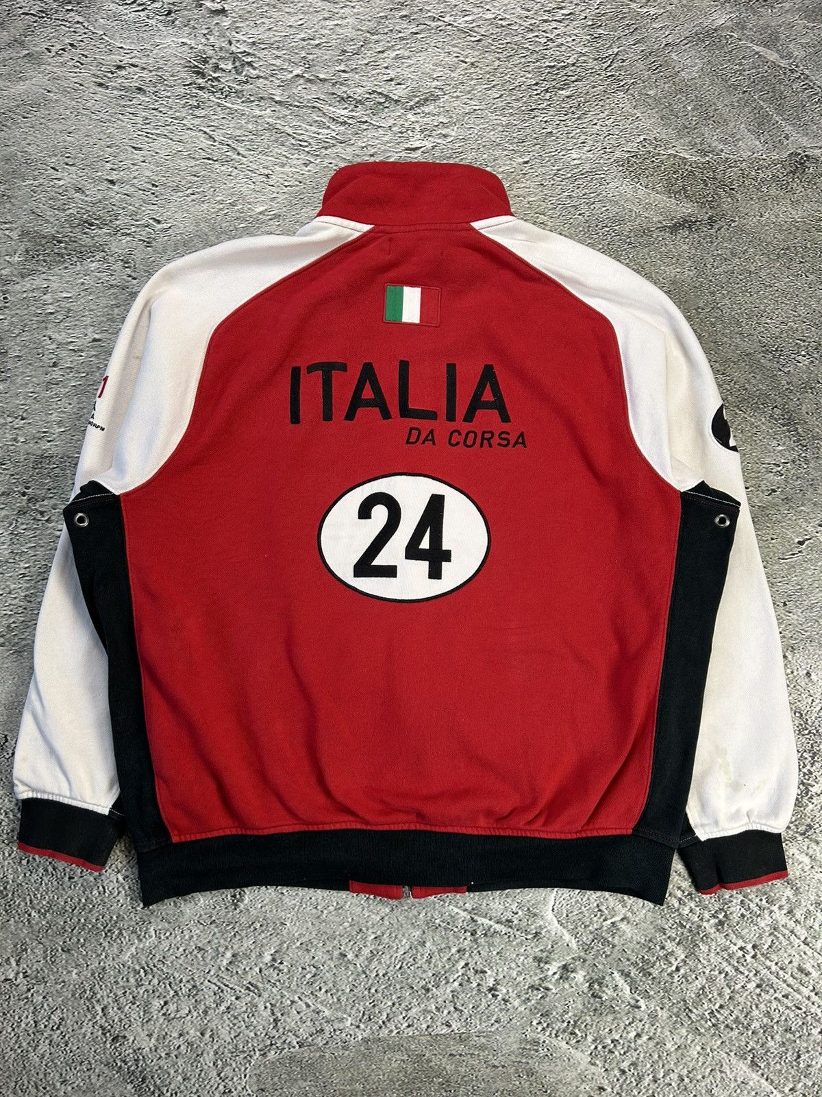 Polo Ralph Lauren × Ralph Lauren × Vintage Chief Keef Polo Ralph Lauren zip sweatshirt Italia racing Size US XL / EU 56 / 4 - 13 Thumbnail