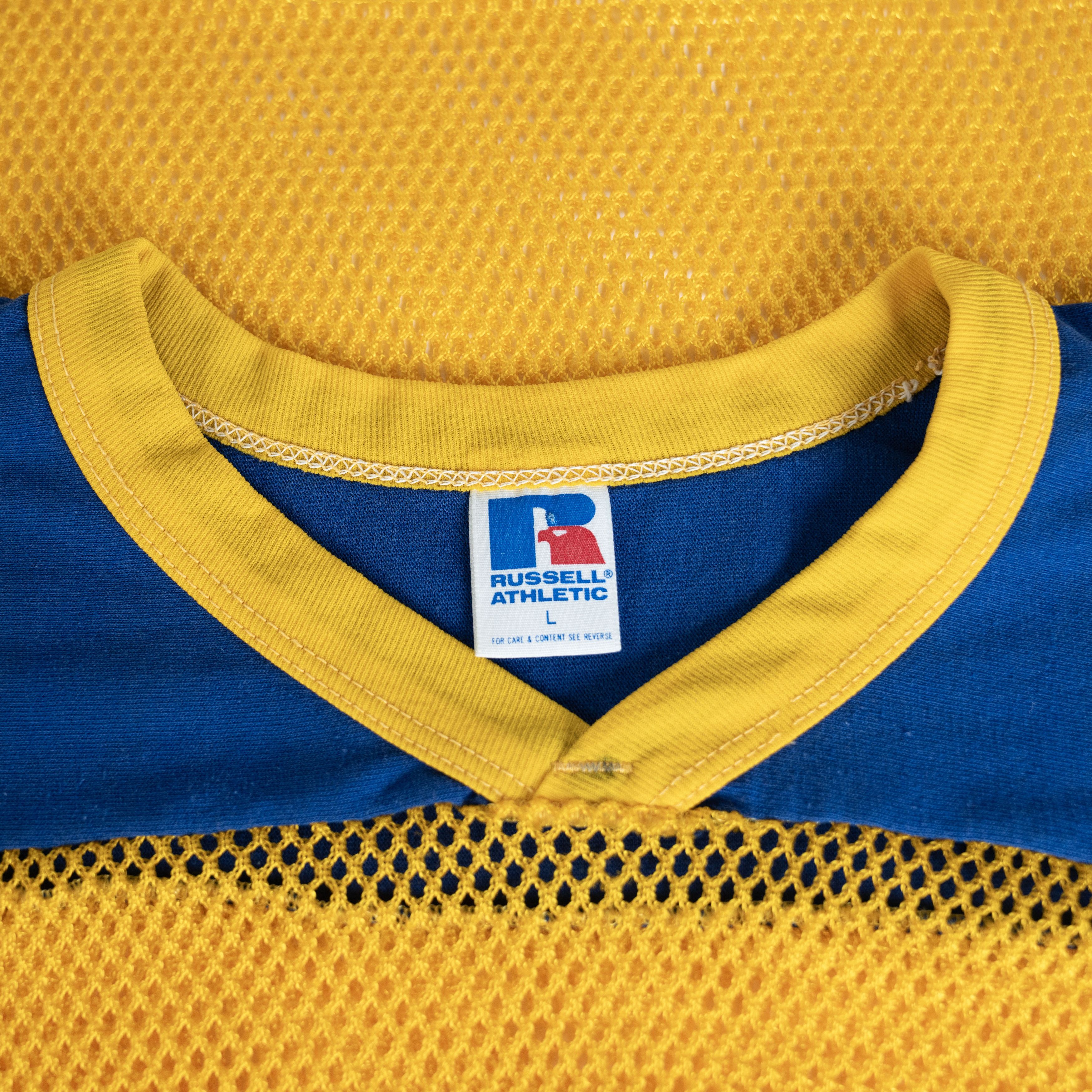 Vintage Vintage 1980's Rusell Ringer Jersey Shirt Size US L / EU 52-54 / 3 - 3 Thumbnail