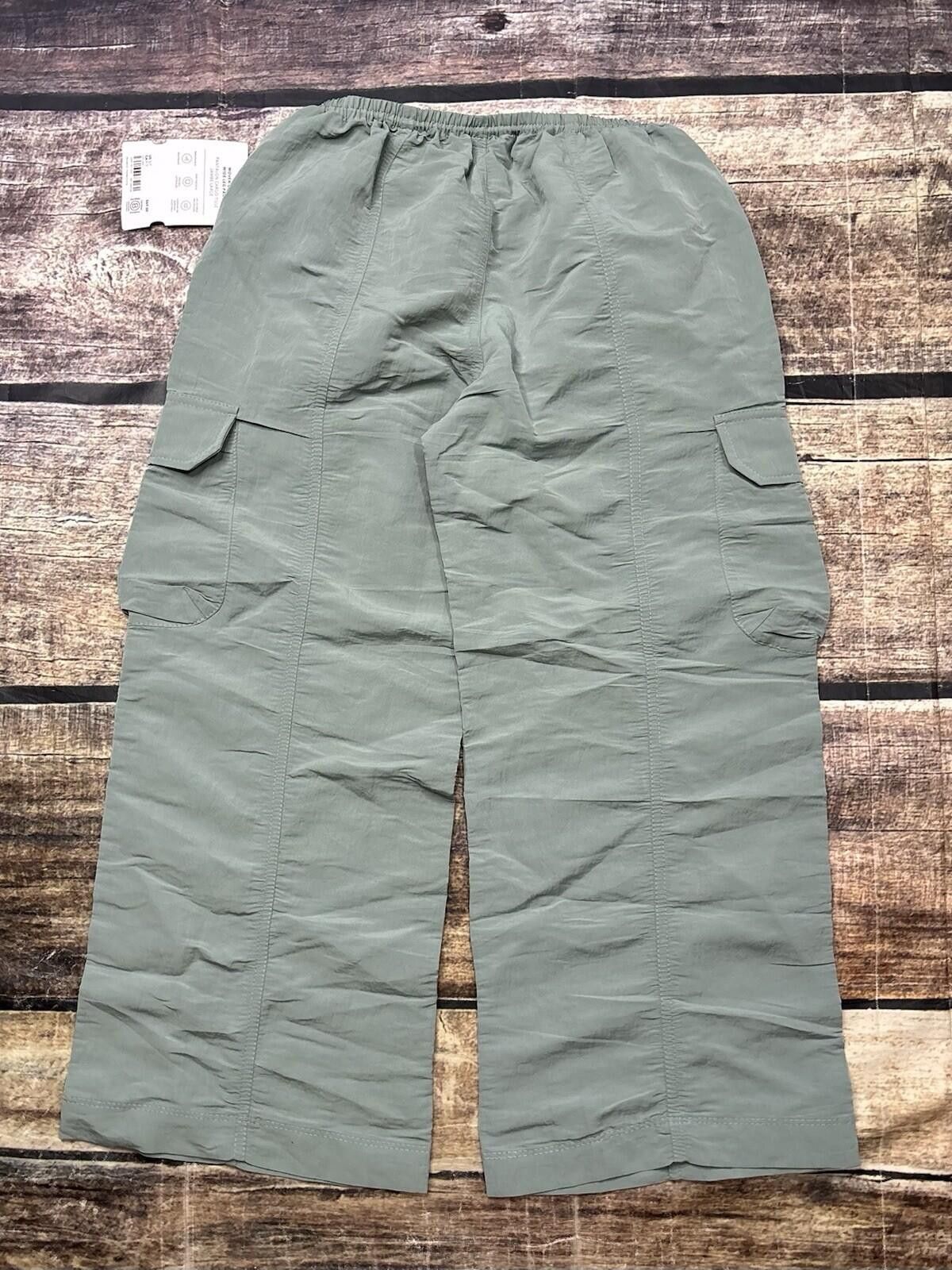Other Athleta Girl Pants Girls Small 7 Woven Wide Leg Cargo Nylon Size ONE SIZE - 3 Thumbnail