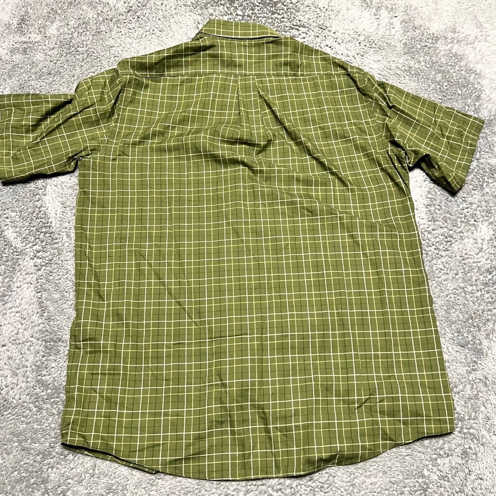 Vintage LL Bean Shirt Mens LT Green Plaid Wrinkle Resistant Short Sleeve Big & Tall Mens-LT Size US L / EU 52-54 / 3 - 4 Thumbnail