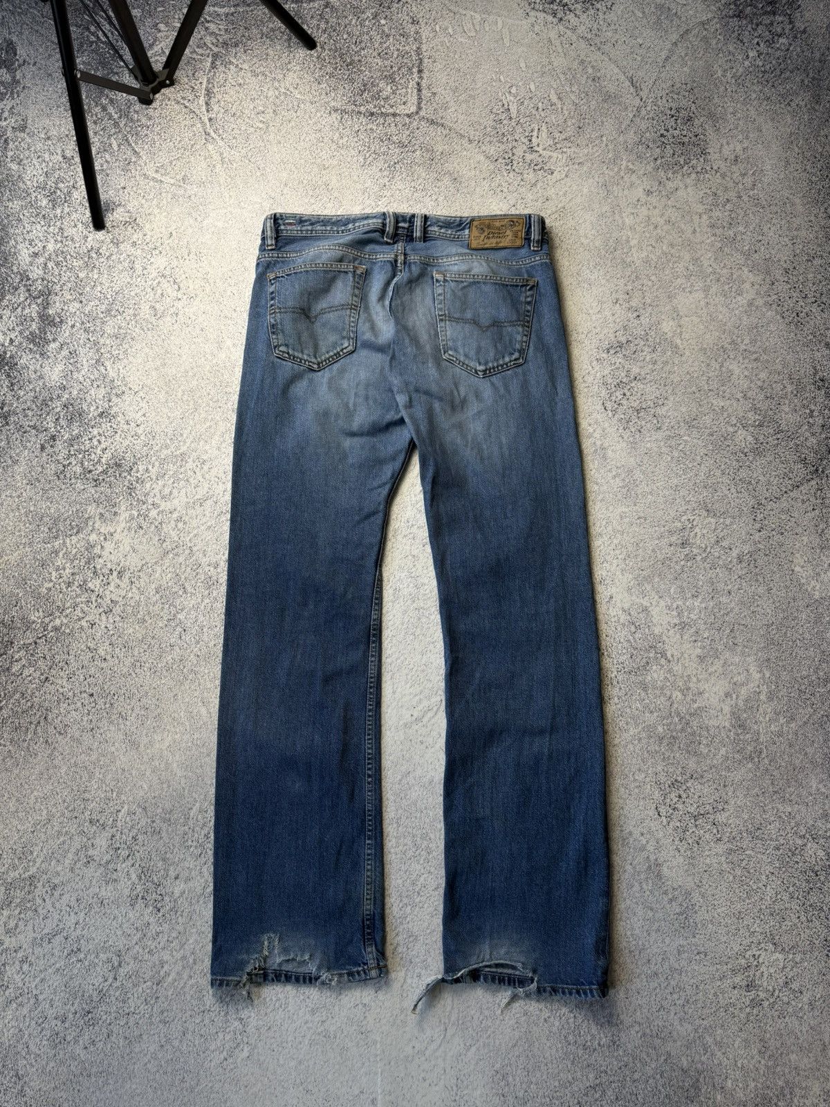 Diesel Men's Vintage Diesel Industry Distressed Faded Jeans Size 32 Size US 32 / EU 48 - 1 Thumbnail