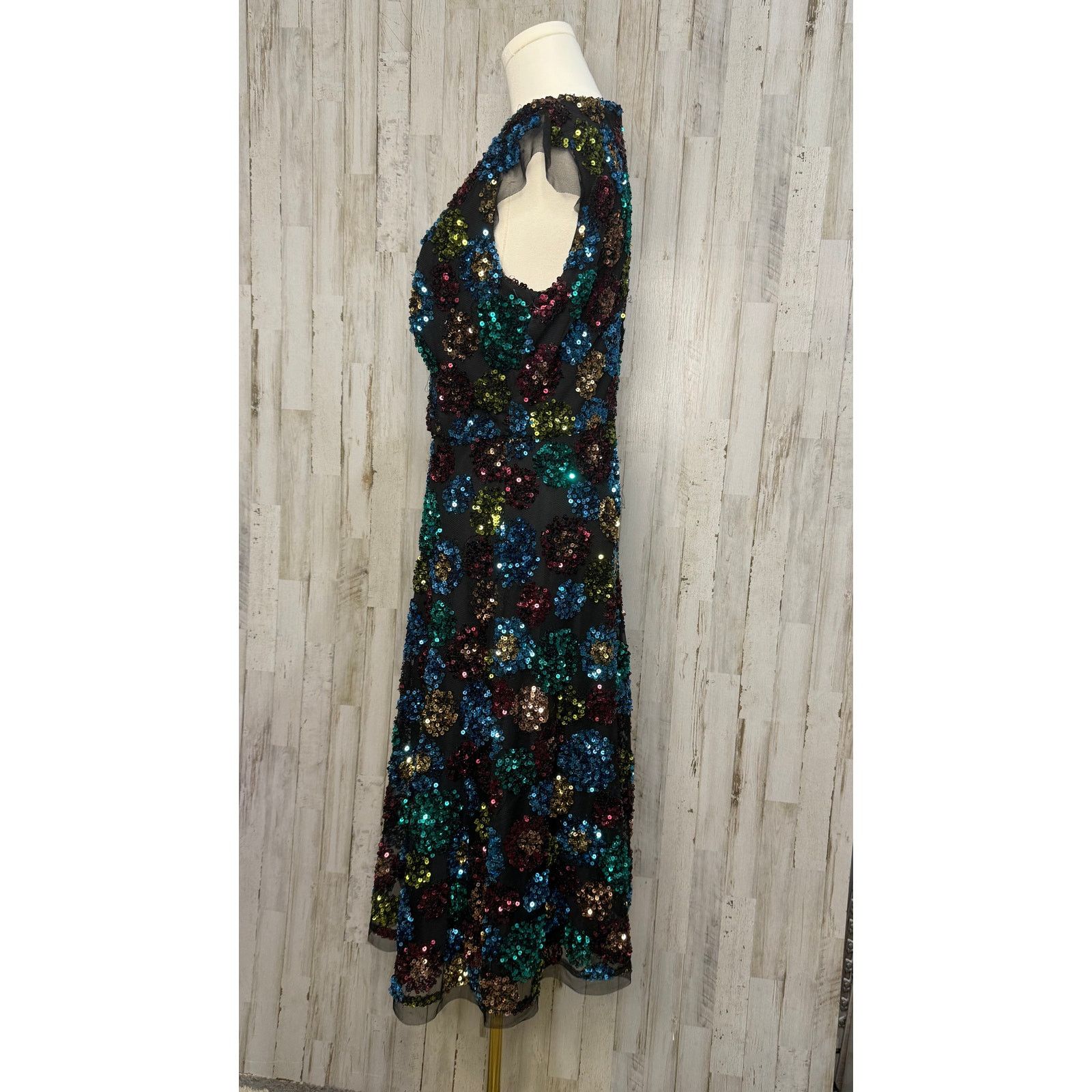 Eva Franco NWT Eva Franco Glenna Sequined Midi Dress Multicolor Size 0 Size XS / US 0-2 / IT 36-38 - 5 Thumbnail