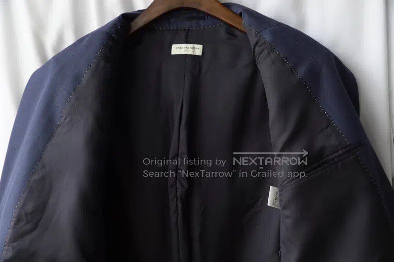 Dries Van Noten Dries Van Noten size:50 Mohair-Wool Blend Blazer Size US XL / EU 56 / 4 - 5 Thumbnail