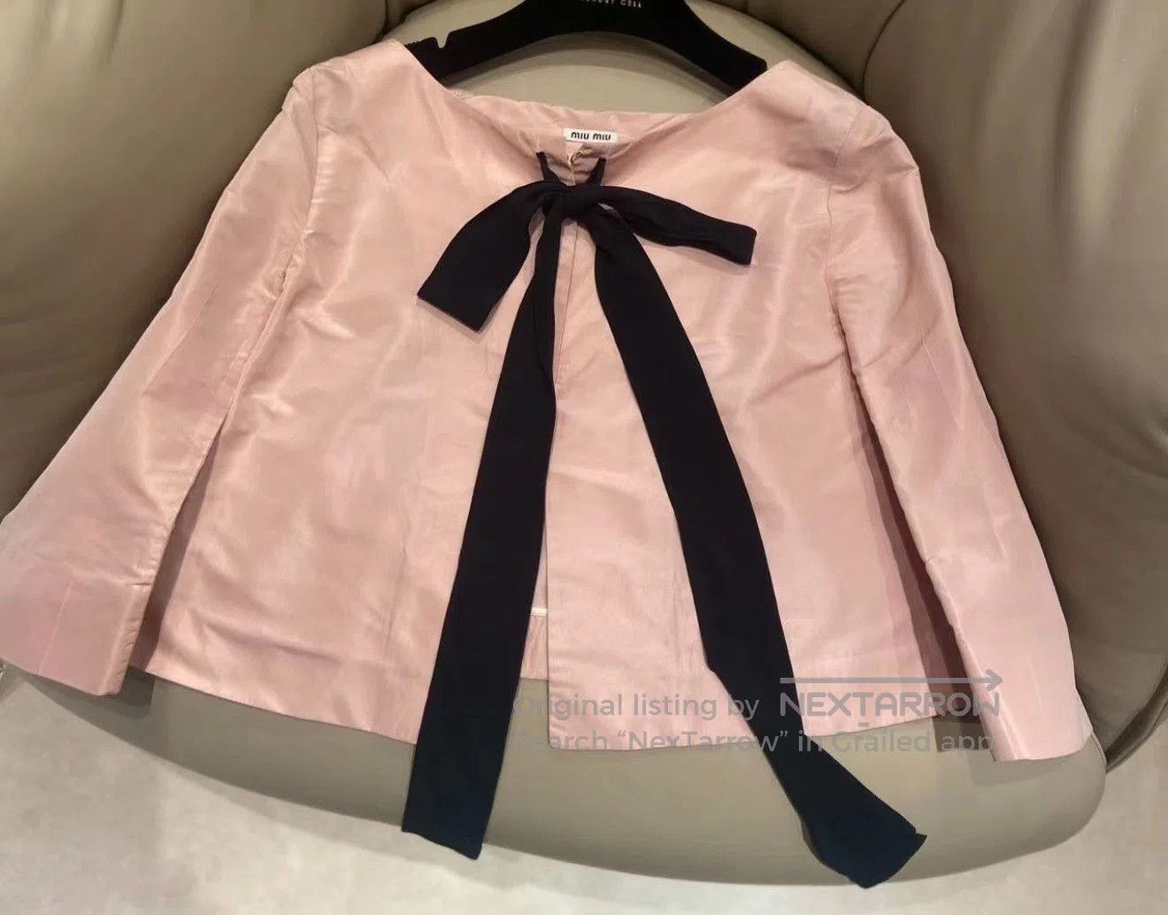 Miu Miu Miumiu Pink Cardigan & Skirt Set. Size XS / US 0-2 / IT 36-38 - 9 Thumbnail