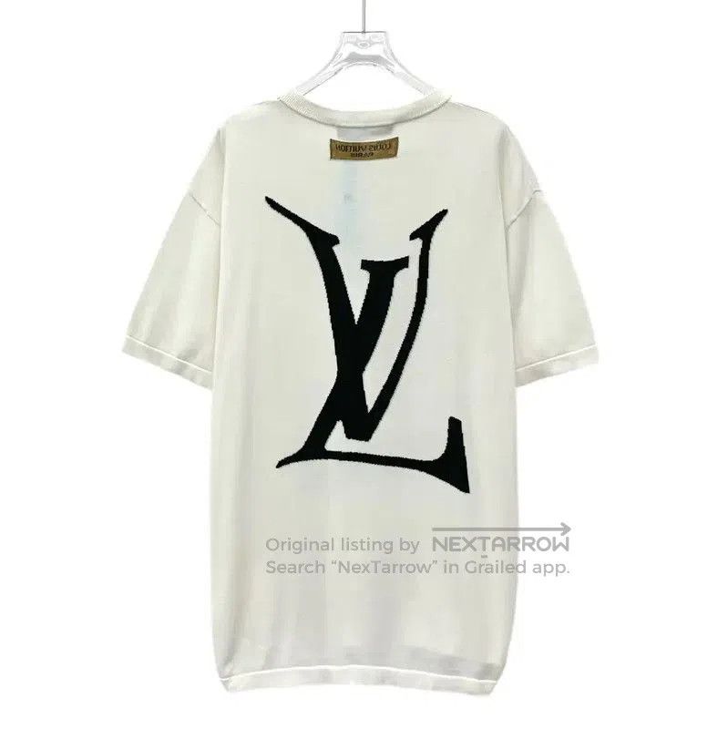 Louis Vuitton Louis Vuitton Men's Cotton T-Shirt in Off-White . Size US XL / EU 56 / 4 - 2 Thumbnail