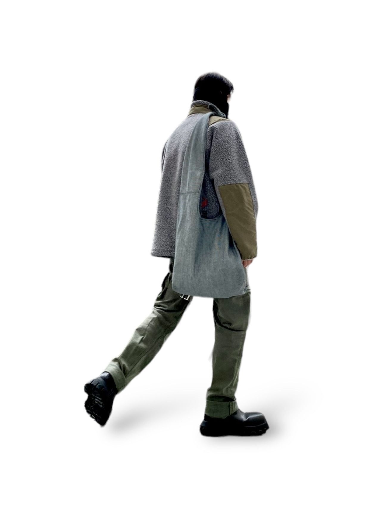 F/CE Grey Polartec Fleece Size US L / EU 52-54 / 3 - 3 Thumbnail