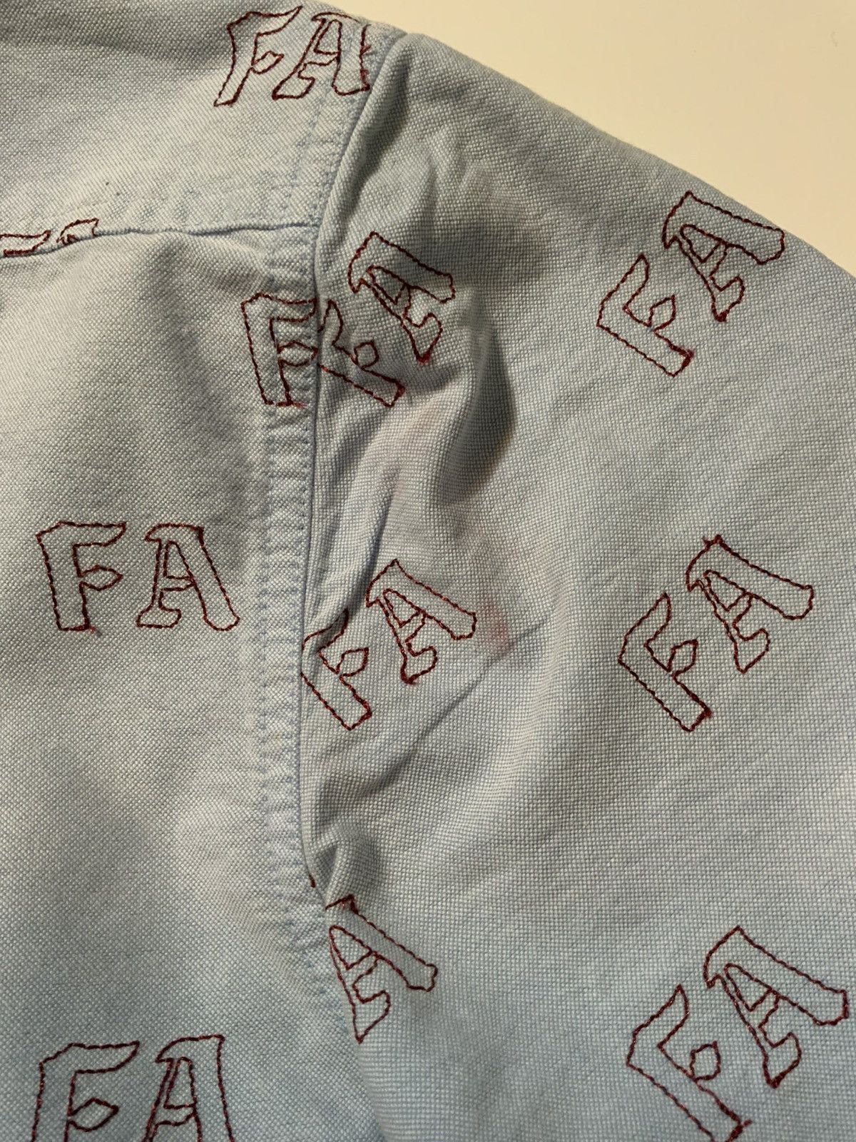 Fucking Awesome Fuc**ing Awesome FA Oxford Blue Button Down L/S 18SS Shirt Size US L / EU 52-54 / 3 - 11 Thumbnail