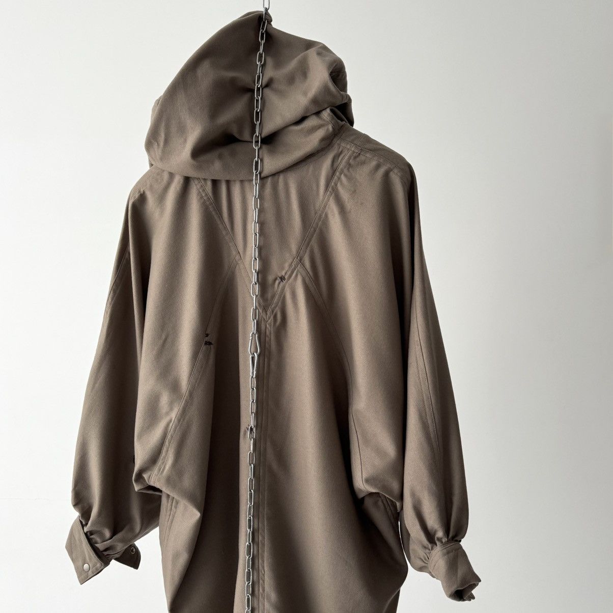 Vintage Morgane Le Fay 'Mystical' Asymetrical Wool Cloak Jacket Size L / US 10 / IT 46 - 8 Thumbnail