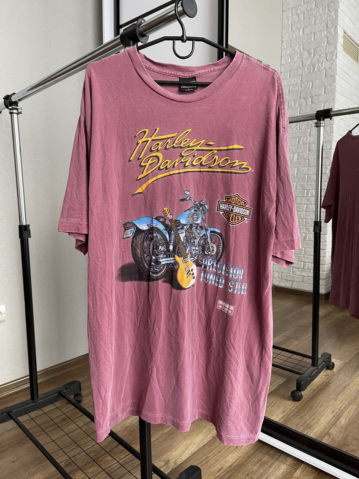 Vintage Harley Davidson Vintage T-Shirt Tee 90s USA Size US L / EU 52-54 / 3 - 3 Thumbnail