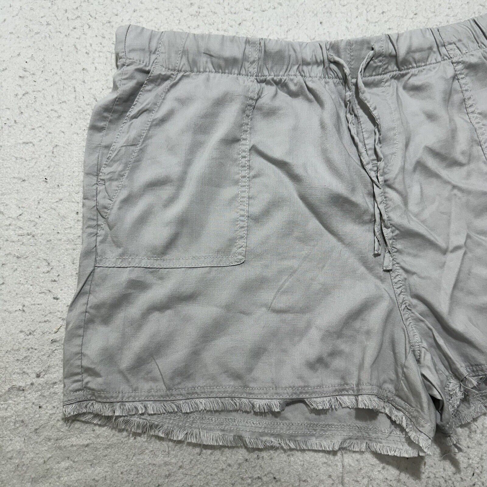 Other For The Republic XL High Rise 2" Inseam Tencel Shorts Gray Size 40" / US 18 - 2 Thumbnail