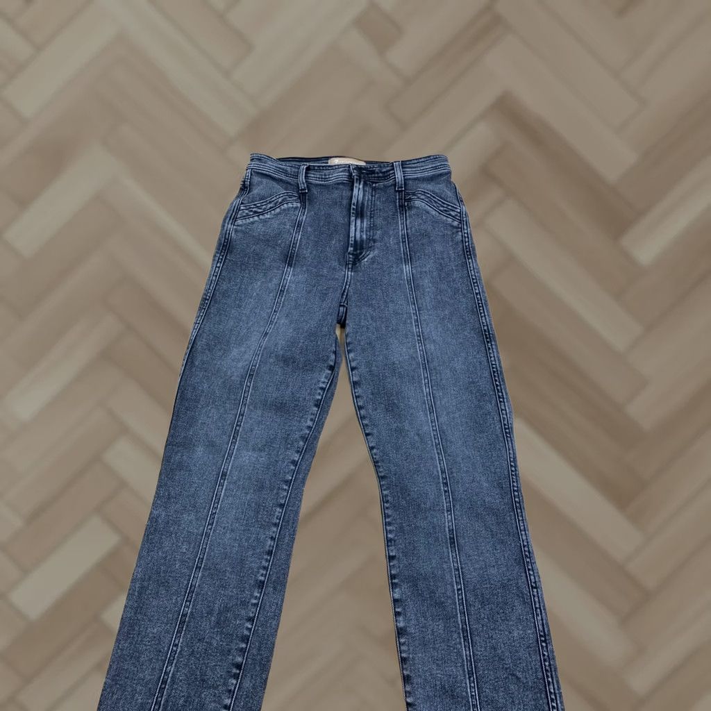 7 For All Mankind VINTAGE 7 For All Mankind Jeans Women 27 Charcoal Gray Denim 5-Pocket Straight Casual-Style Pants Mens? Size 27" / US 4 / IT 40 - 1 Thumbnail